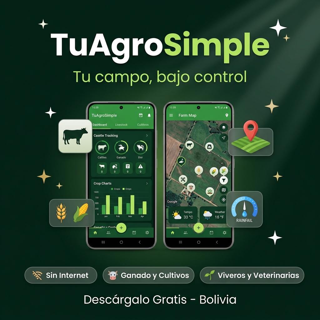 TuAgroSimple - App de gestión agropecuaria Bolivia